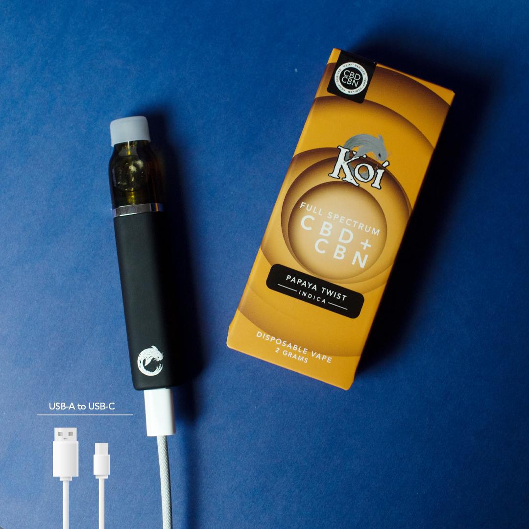 USB Wires to the Vape
